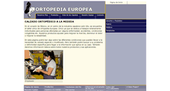 Desktop Screenshot of ortopediaeuropea.com